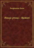 Poezje prozą : Kamień - ebook