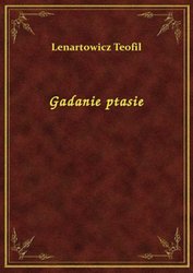 : Gadanie ptasie - ebook