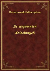 : Ze wspomnień dziecinnych - ebook